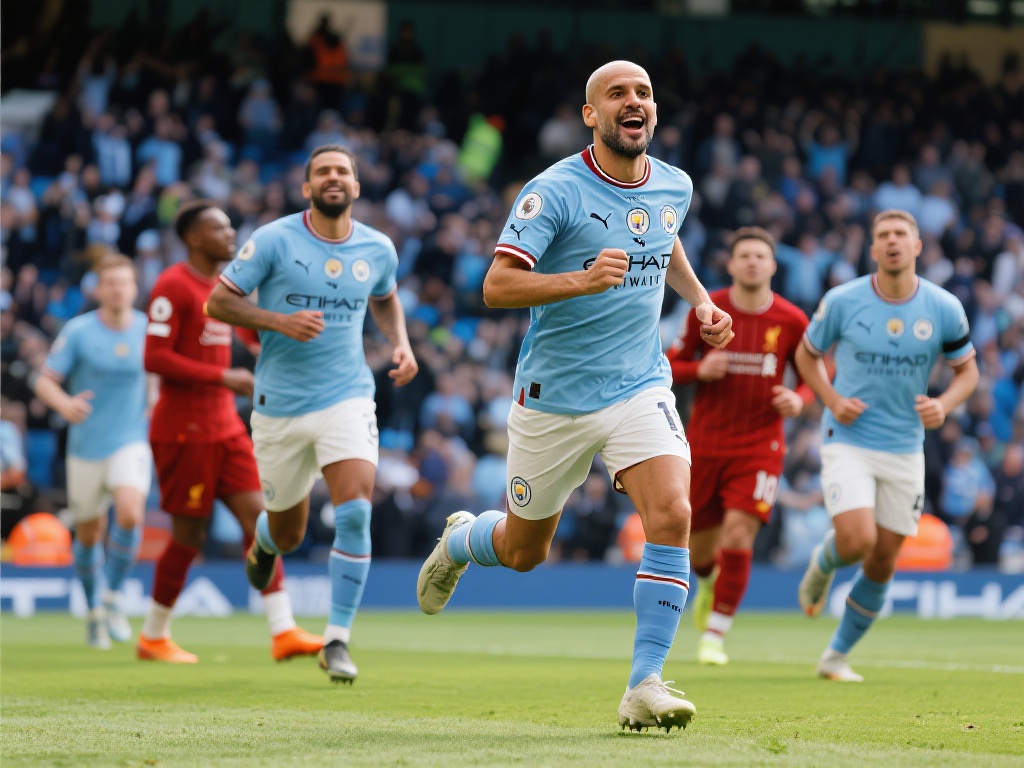 曼城逆袭利物浦稳居英超榜首，大胜布莱顿展现冠军风采