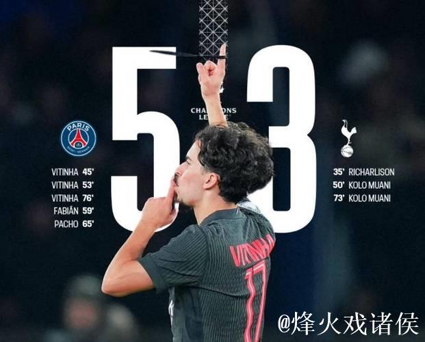 奇迹逆转！欧冠超级中场戴帽助球队从1-2逆袭至5-3