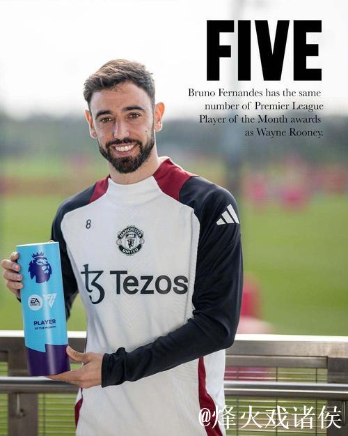 曼联生涯17次英超传射的B费追平贝克汉姆，仅次于队史的吉格斯和鲁尼